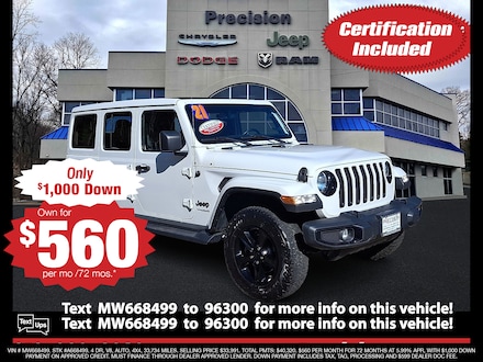 2021 Jeep Wrangler Unlimited Sahara Altitude 4x4 Sport Utility