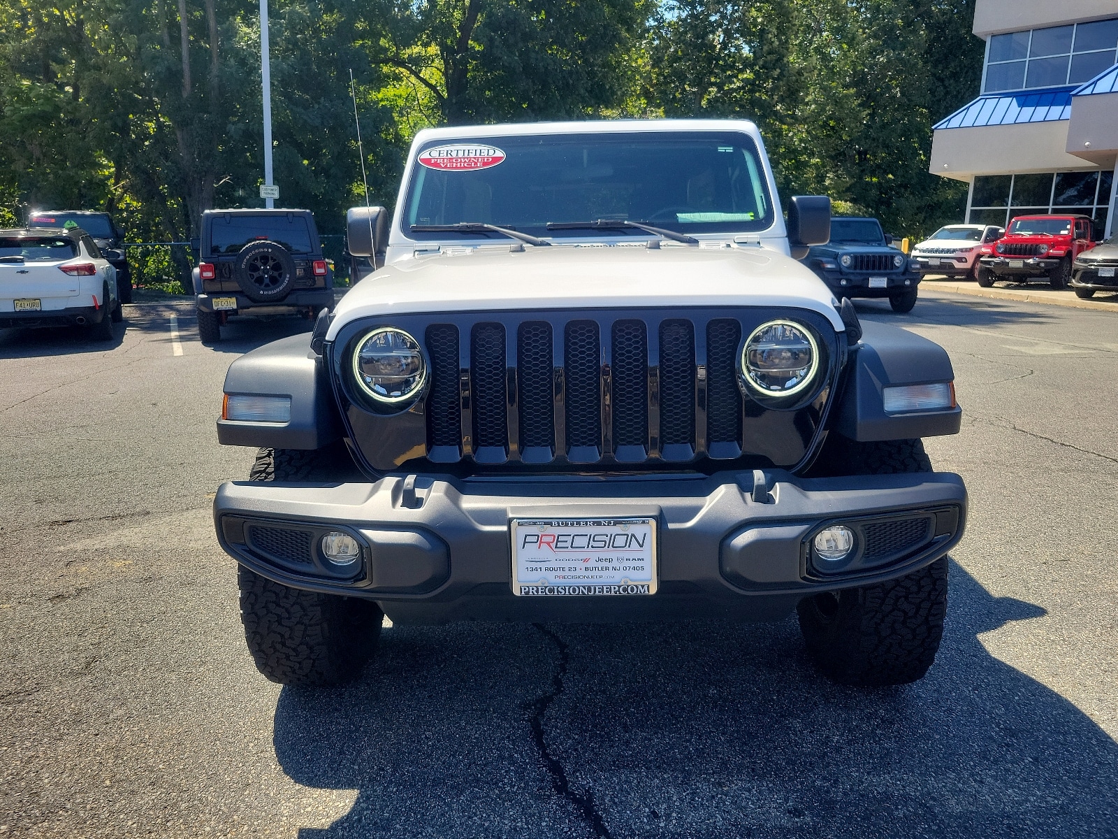 Certified 2021 Jeep Wrangler Unlimited Willys with VIN 1C4HJXDN6MW788784 for sale in Butler, NJ