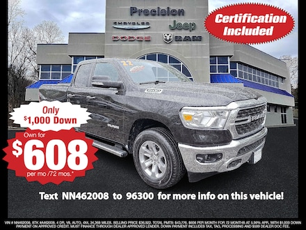2022 Ram 1500 Big Horn Quad Cab 4x4 64 Box Quad Cab