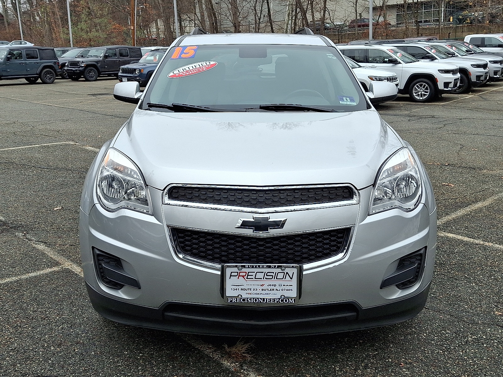 Certified 2015 Chevrolet Equinox 1LT with VIN 2GNFLFEK4F6425257 for sale in Butler, NJ