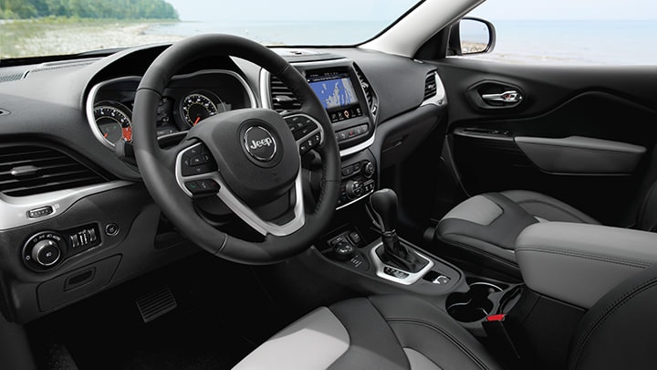 Interior of 2014 Jeep Cherokee 