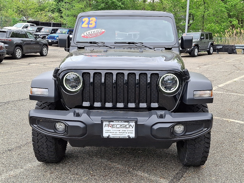 Used 2023 Jeep Wrangler 4-Door Willys 4x4 Sport Utility