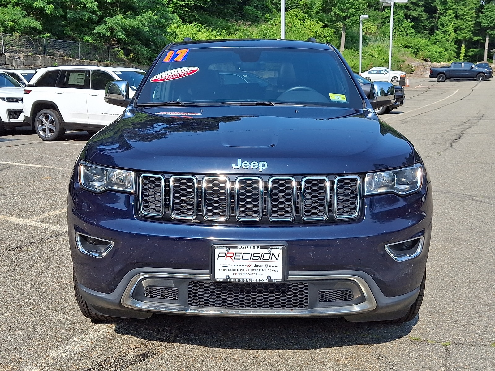 Certified 2017 Jeep Grand Cherokee Limited with VIN 1C4RJFBG4HC787238 for sale in Butler, NJ