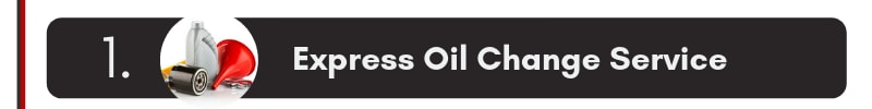 Express oil change service