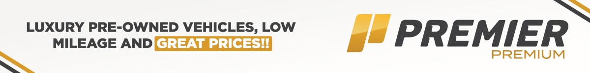 premier premium automobiles have low miles, increased comfort and higher performance