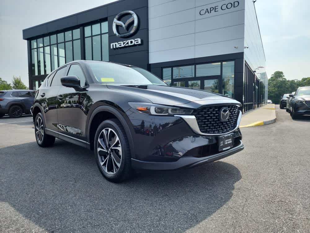 Certified 2022 Mazda CX-5 S Premium Plus package with VIN JM3KFBEM4N0535412 for sale in Hyannis, MA