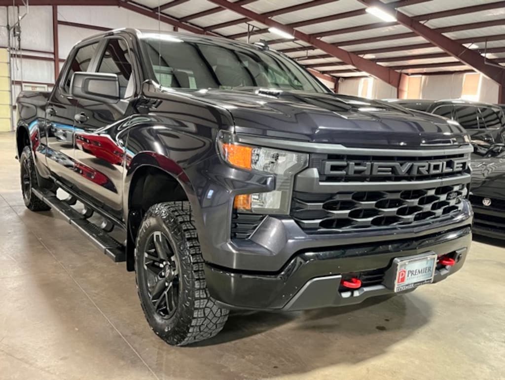 Used 2024 Chevrolet Silverado 1500 Custom Trail Boss Truck Crew Cab