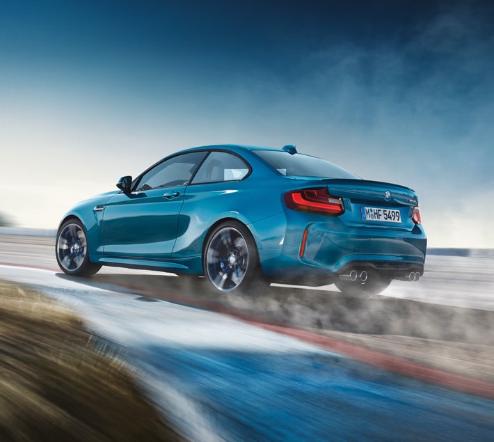 BMW M2 Coupe Taking Laps On A Track