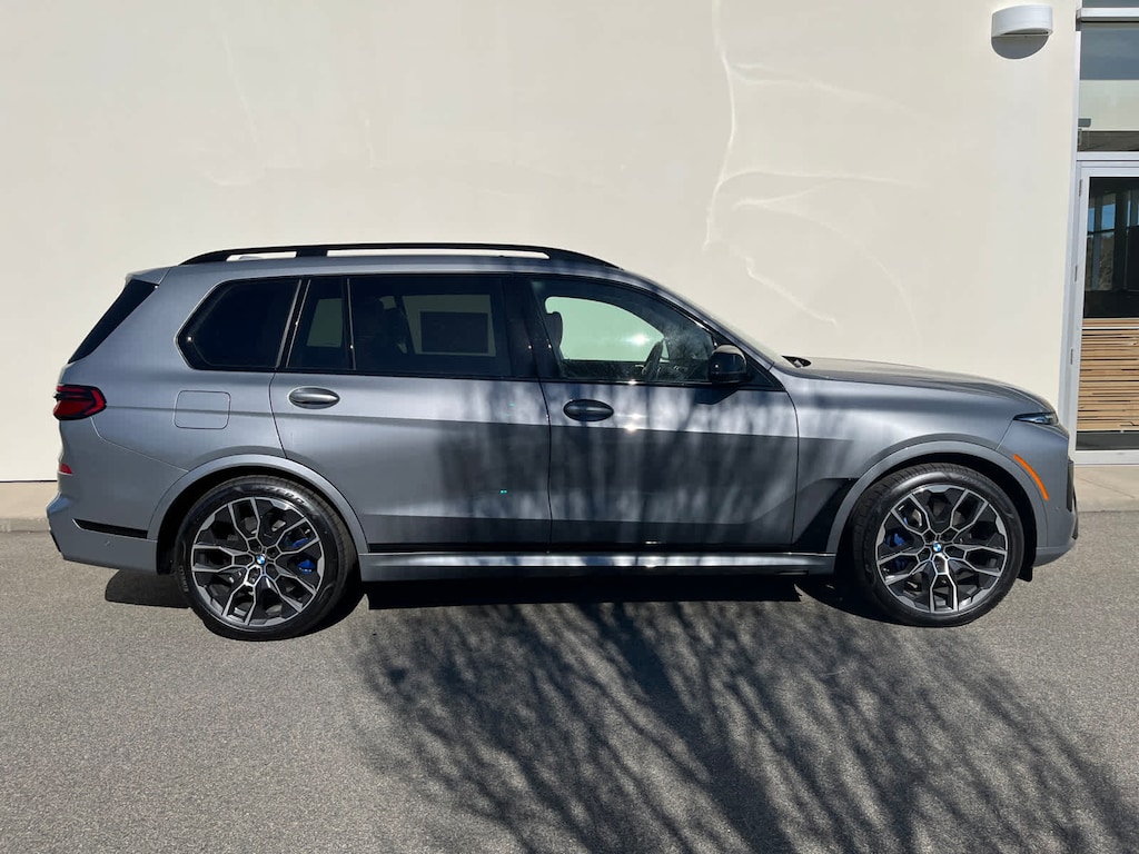 New 2025 BMW X7 M60i SUV in Skyscraper Gray For Sale BMW of Cape Cod