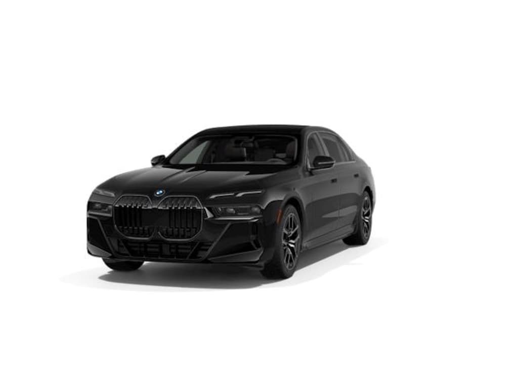 New 2025 BMW i7 eDrive50 Sedan in Black Sapphire Metallic For Sale