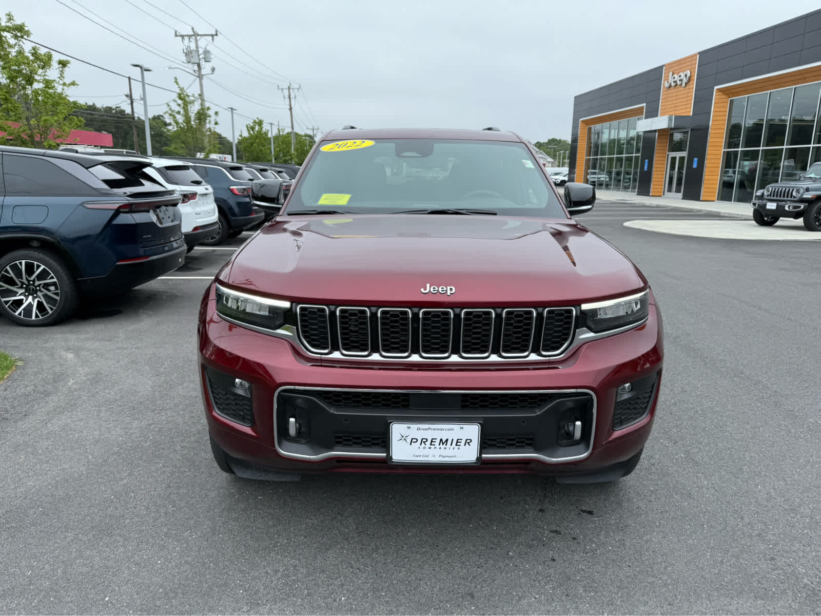 Used 2022 Jeep Grand Cherokee Overland 4xe with VIN 1C4RJYD64N8757266 for sale in Hyannis, MA
