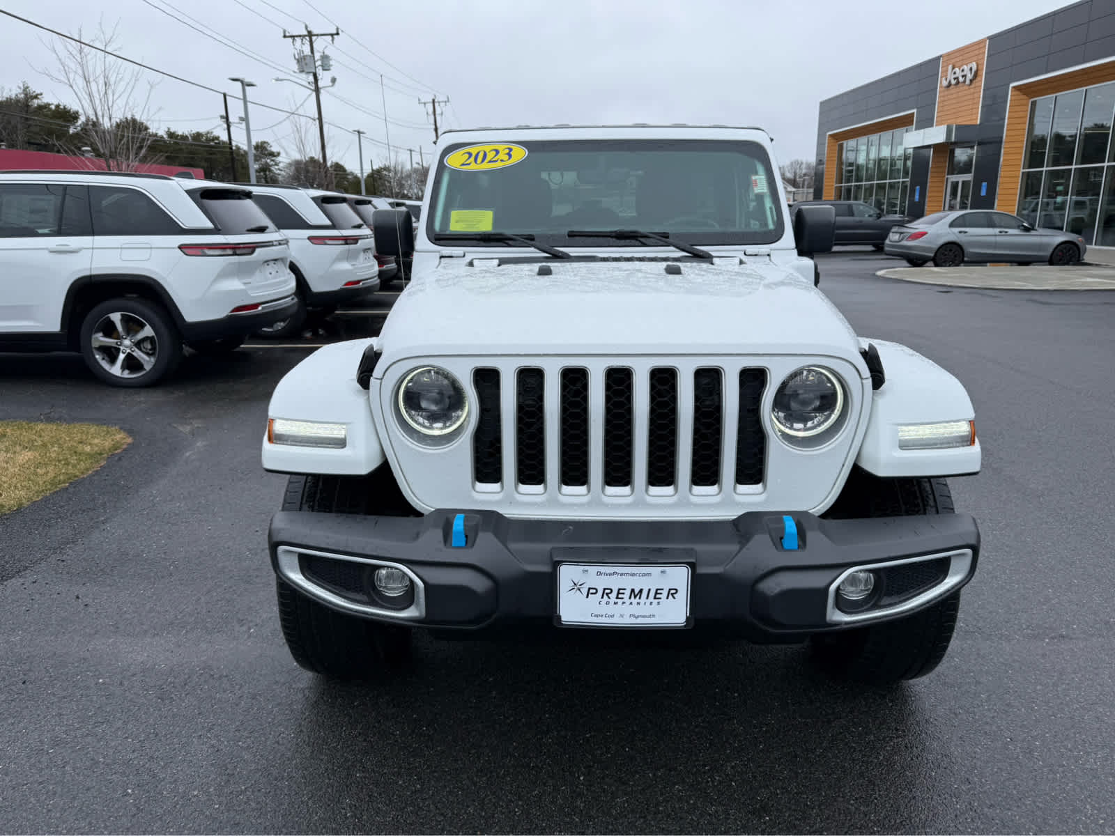Used 2023 Jeep Wrangler 4xe Sahara 4XE with VIN 1C4JJXP64PW605215 for sale in Barnstable, MA