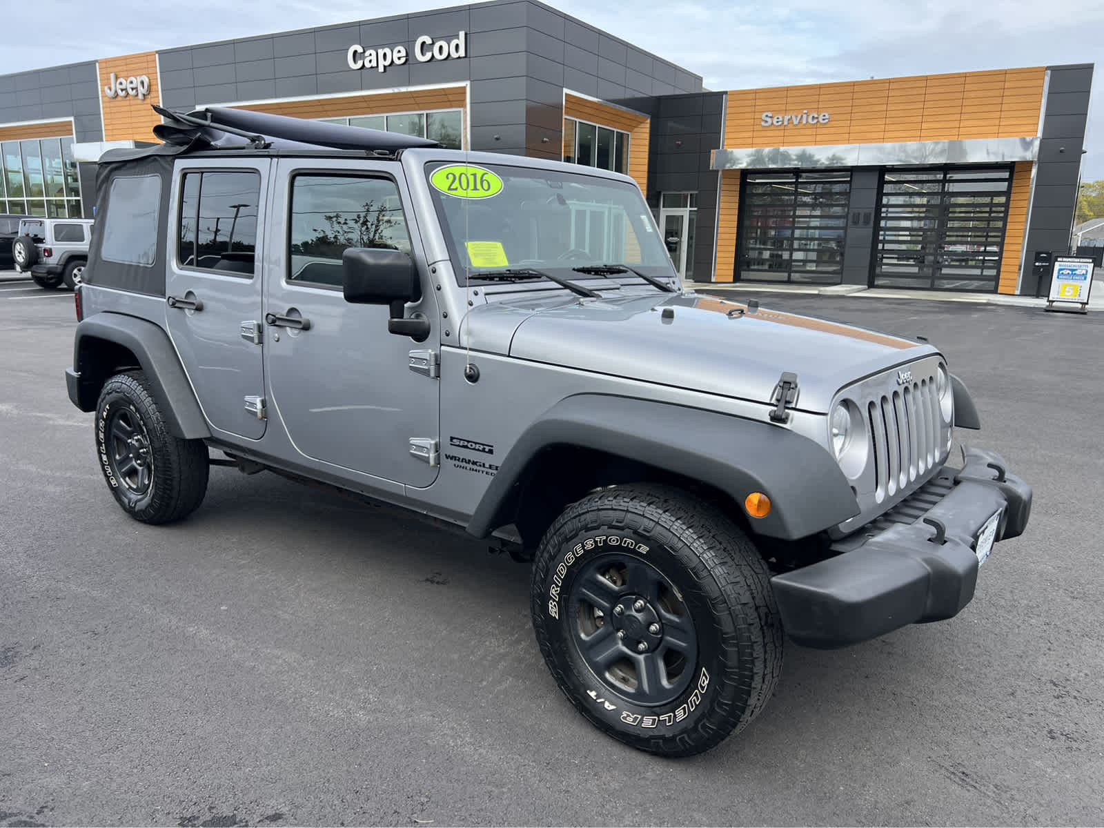 Used 2016 Jeep Wrangler Unlimited Sport with VIN 1C4BJWDG8GL330204 for sale in Hyannis, MA