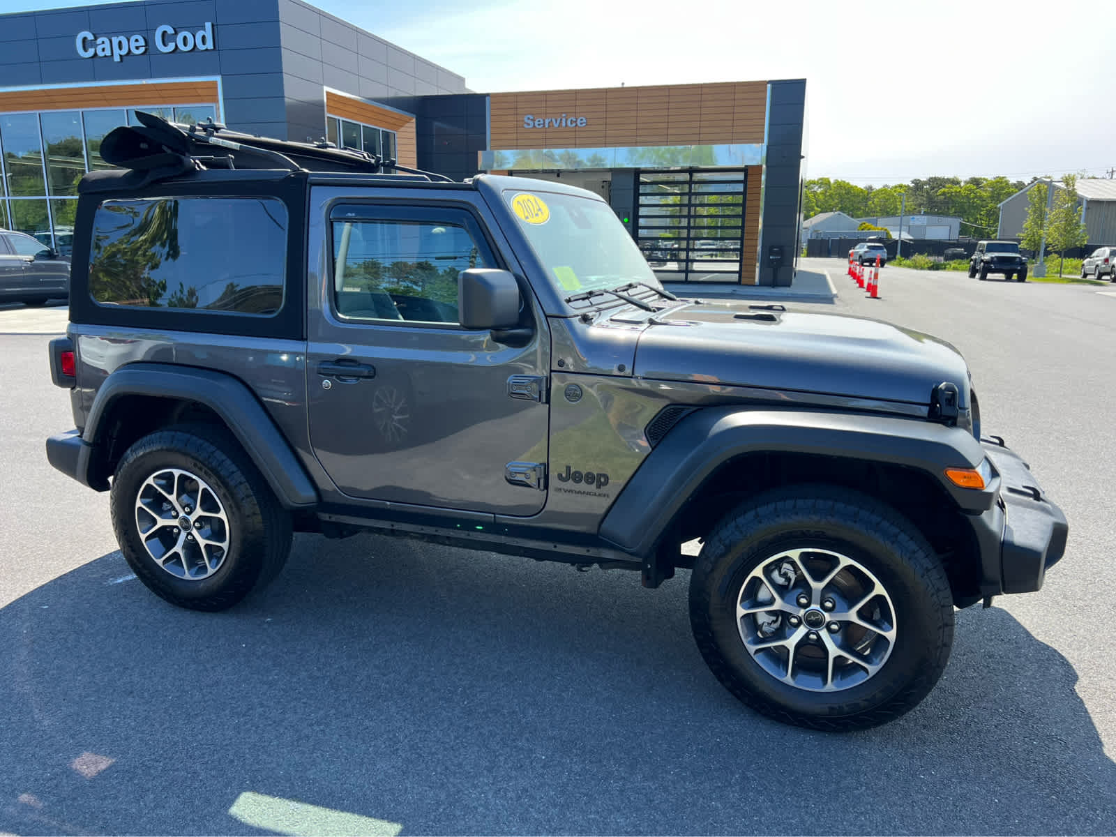 Used 2024 Jeep Wrangler 2-Door Sport S with VIN 1C4PJXAN8RW120864 for sale in Hyannis, MA