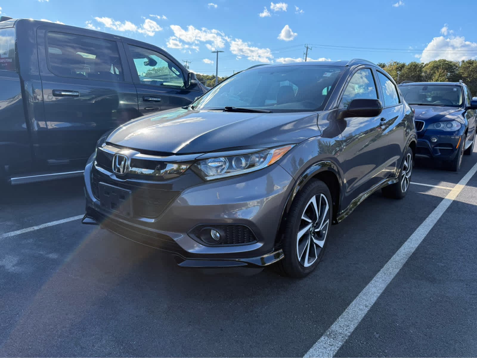 Used 2019 Honda HR-V Sport with VIN 3CZRU6H10KG718829 for sale in Barnstable, MA