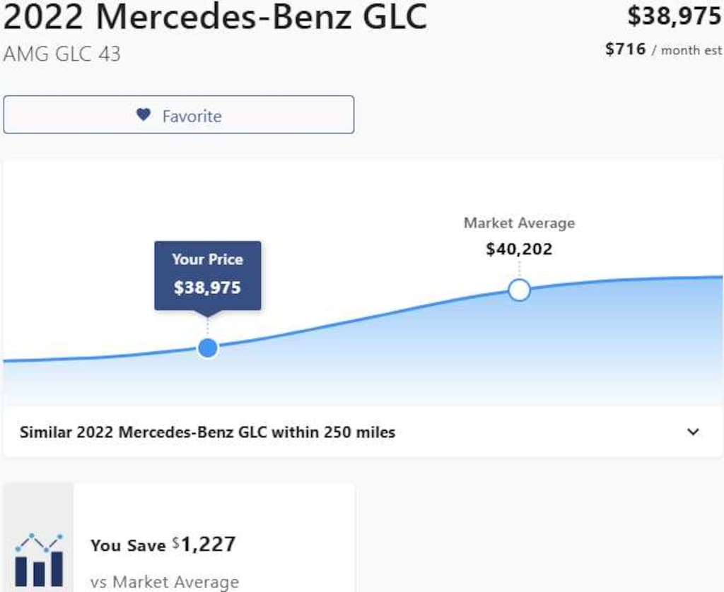 Used 2022 Mercedes-Benz AMG GLC 43 AMG GLC 43 SUV