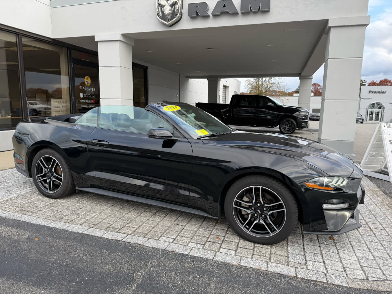 Used 2020 Ford Mustang EcoBoost Premium with VIN 1FATP8UH6L5179682 for sale in Barnstable, MA