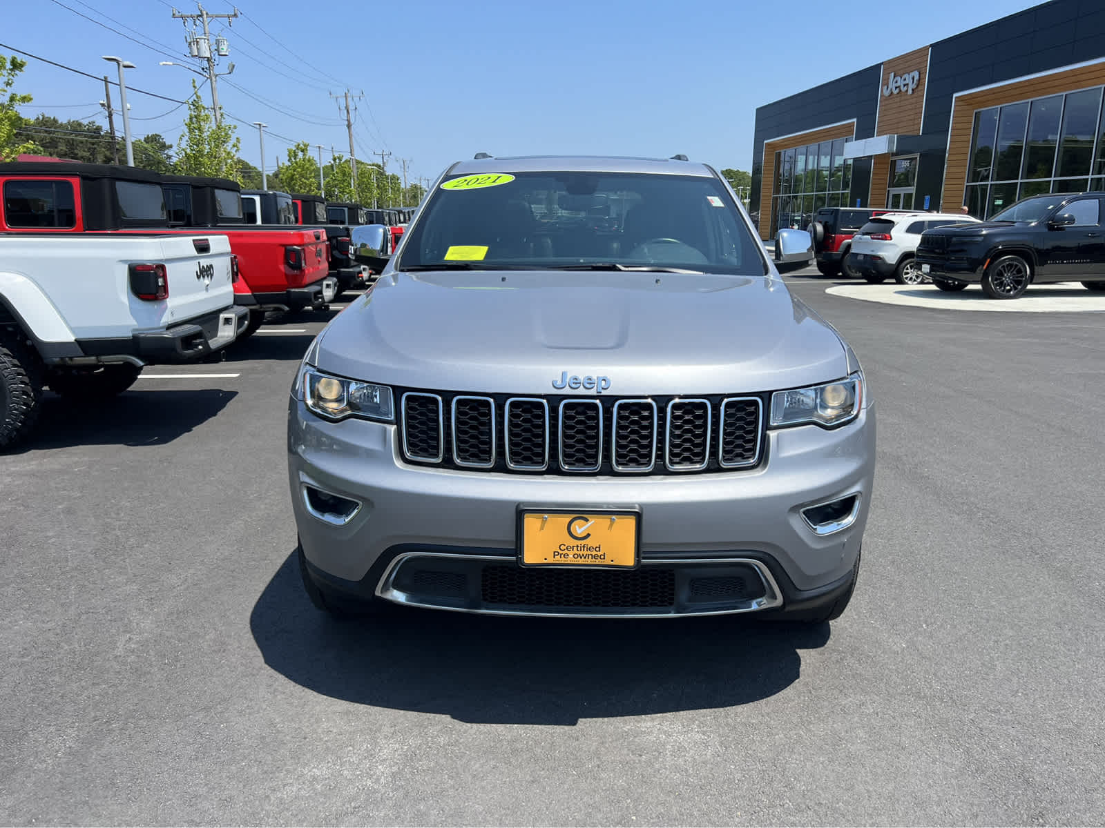 Certified 2021 Jeep Grand Cherokee Limited with VIN 1C4RJFBG5MC728287 for sale in Hyannis, MA