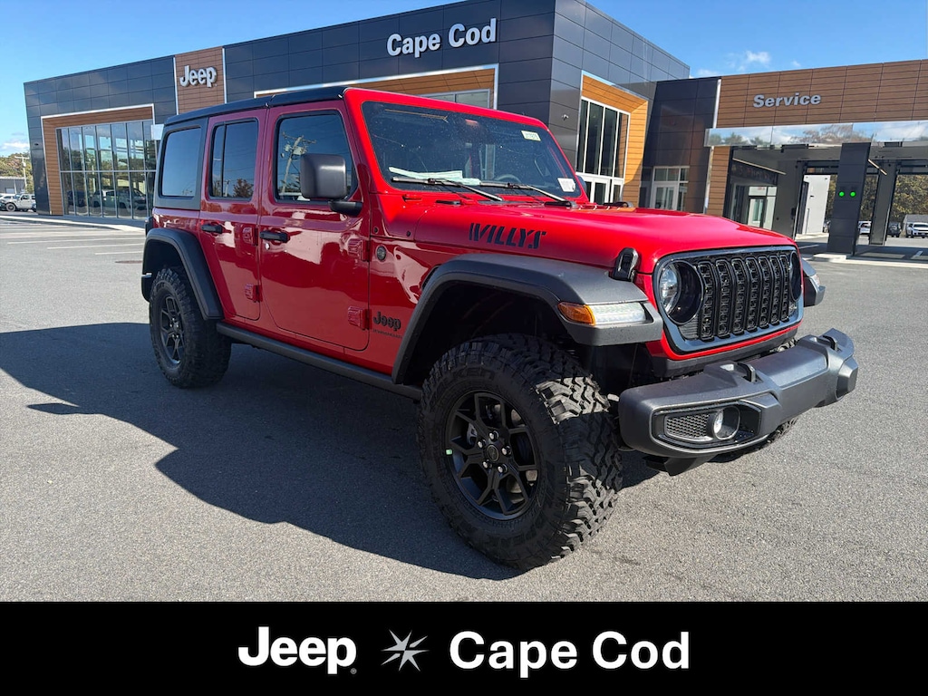 New 2025 Jeep Wrangler 4-DOOR WILLYS Sport Utility