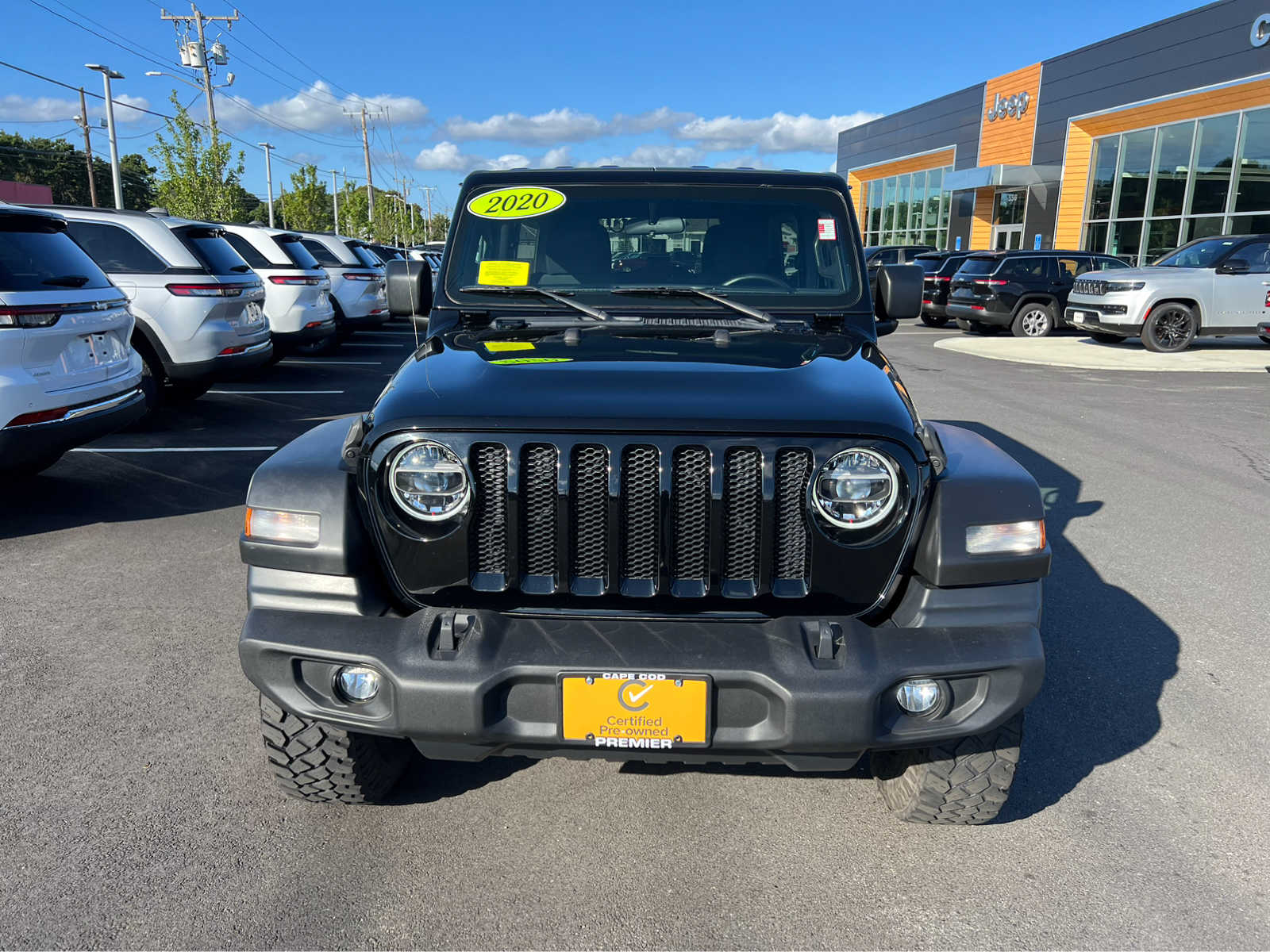 Certified 2020 Jeep Wrangler Unlimited Willys with VIN 1C4HJXDG1LW174029 for sale in Hyannis, MA