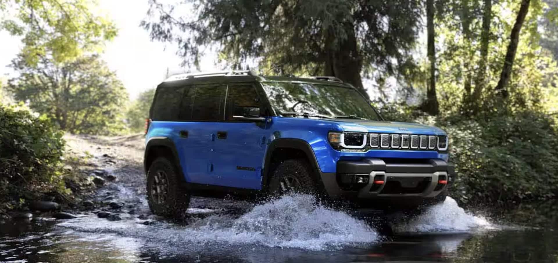 2026 Jeep Recon rear three-quarter view