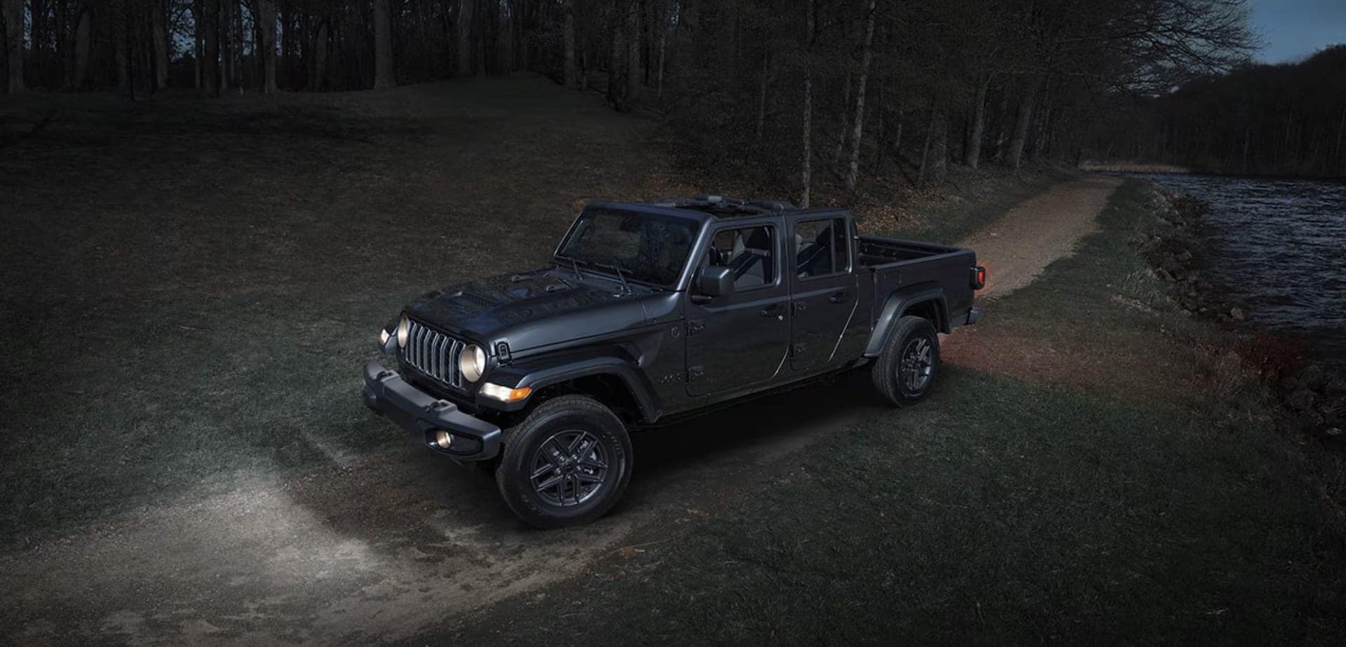 2026 Jeep Gladiator with doors and roof removed