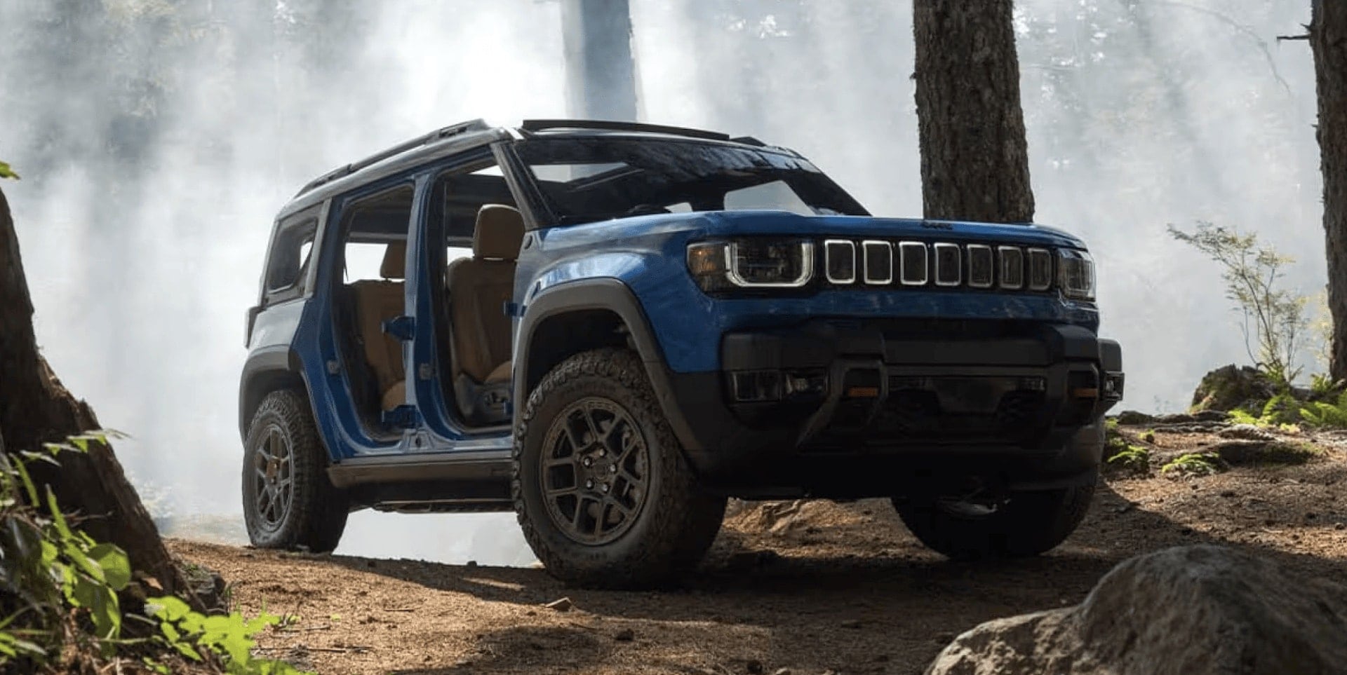 2026 Jeep Recon rear three-quarter view