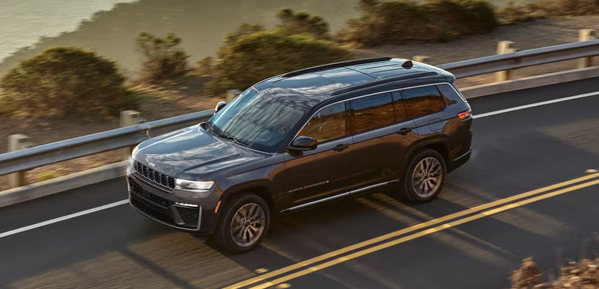 2026 Jeep Grand Cherokee L cargo space with rear rows folded on Cape Cod