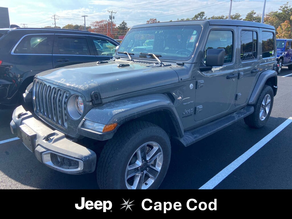 Used 2021 Jeep Wrangler Unlimited Sahara for sale in Hyannis, Cape Cod
