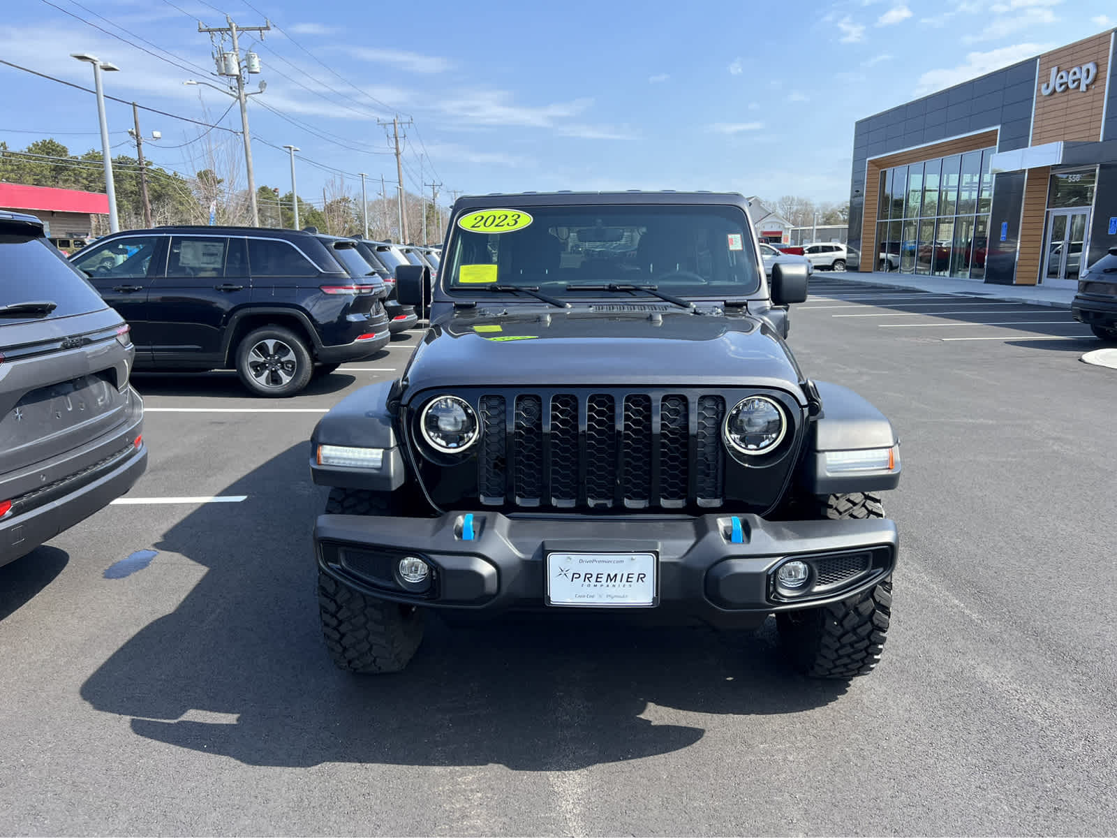 Used 2023 Jeep Wrangler 4xe Willys 4XE with VIN 1C4JJXN66PW684910 for sale in Hyannis, MA