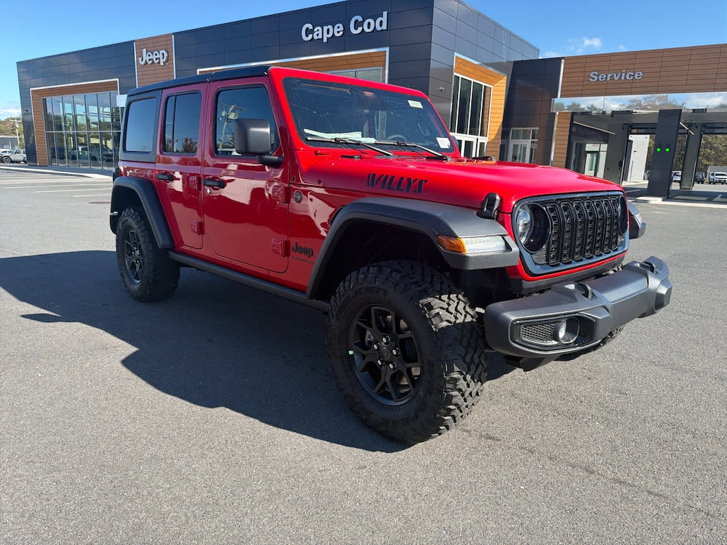 New 2025 Jeep Wrangler 4-DOOR WILLYS Sport Utility