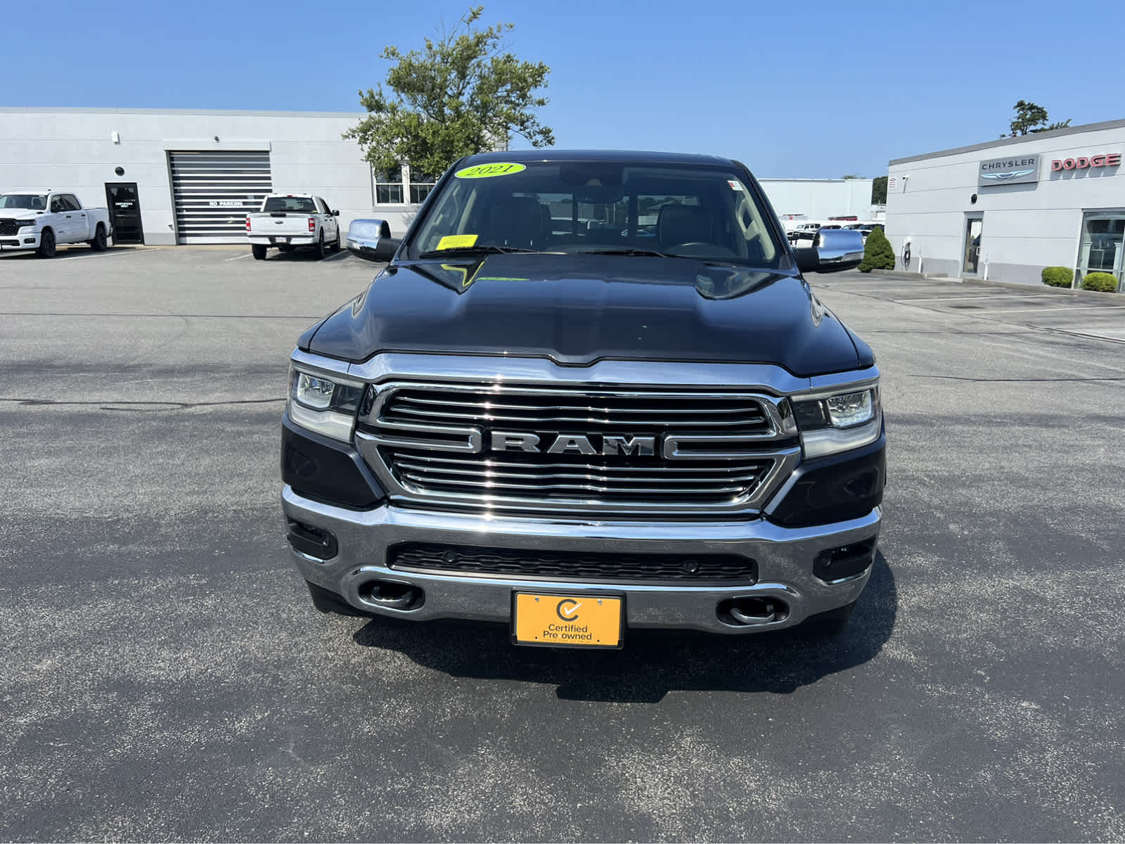 Used 2021 RAM Ram 1500 Pickup Laramie with VIN 1C6SRFJT0MN773626 for sale in Hyannis, MA