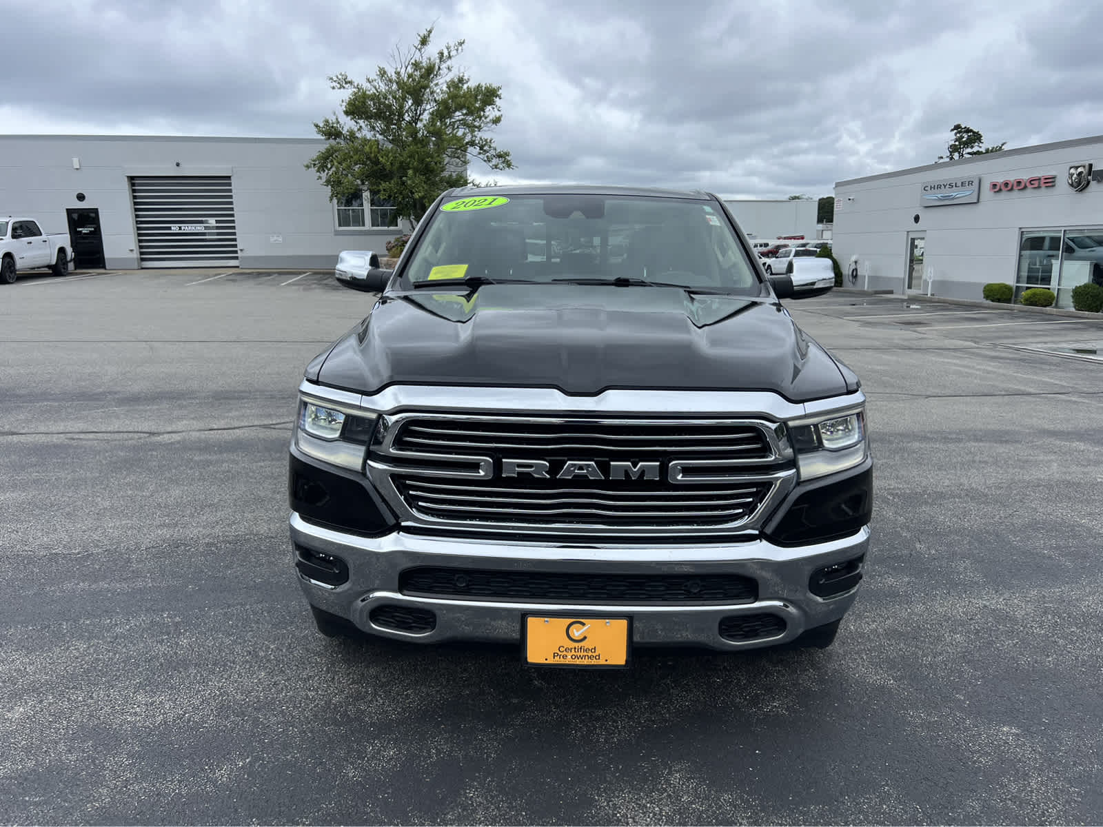 Used 2021 RAM Ram 1500 Pickup Laramie with VIN 1C6SRFJT8MN777570 for sale in Hyannis, MA