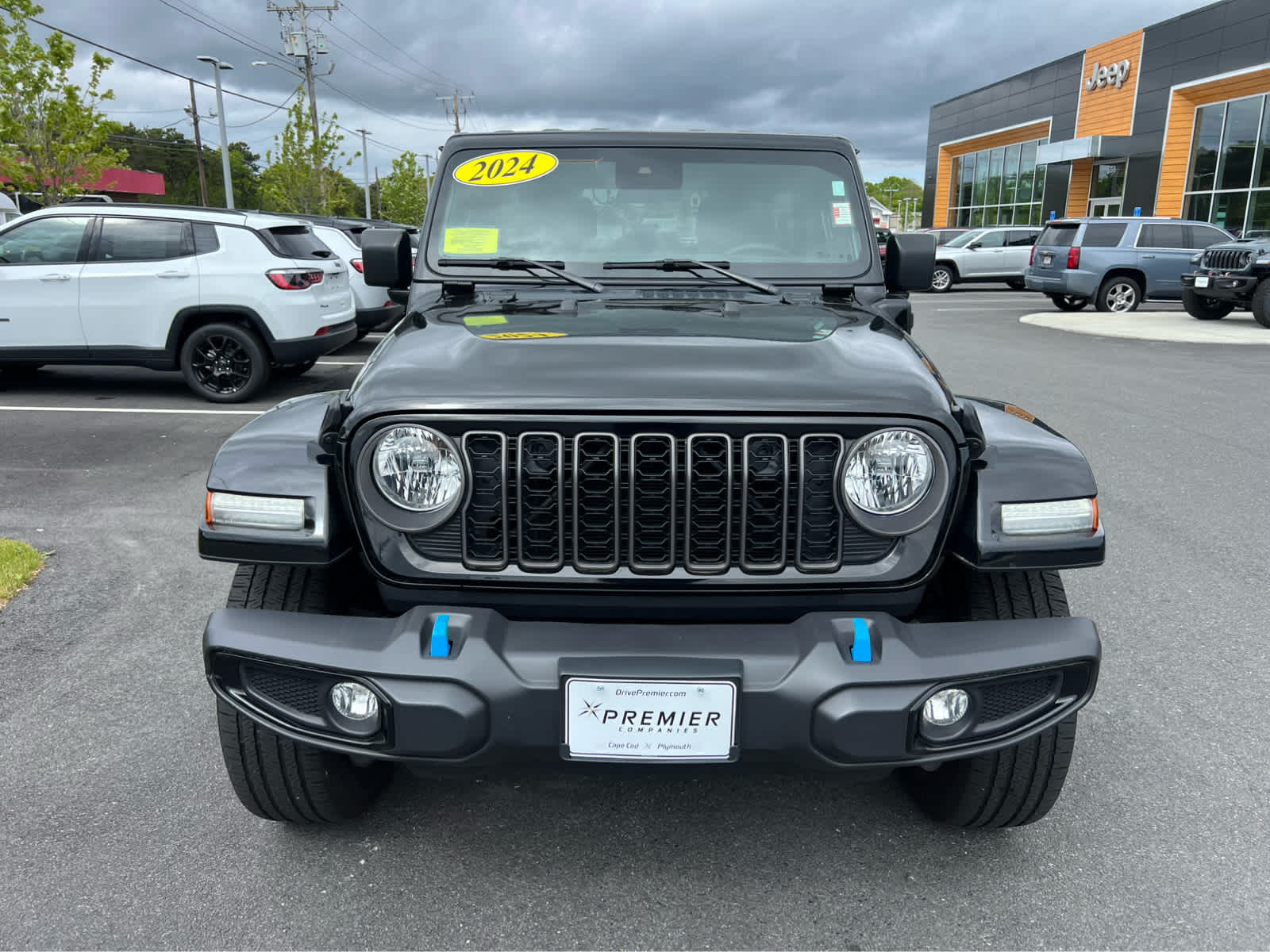 Used 2024 Jeep Wrangler 4xe Sports S 4XE with VIN 1C4RJXN67RW161210 for sale in Hyannis, MA