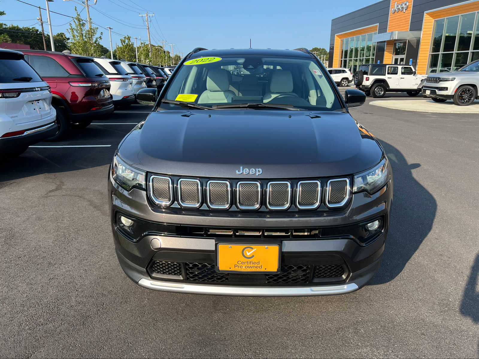 Used 2022 Jeep Compass Limited with VIN 3C4NJDCB2NT106385 for sale in Hyannis, MA