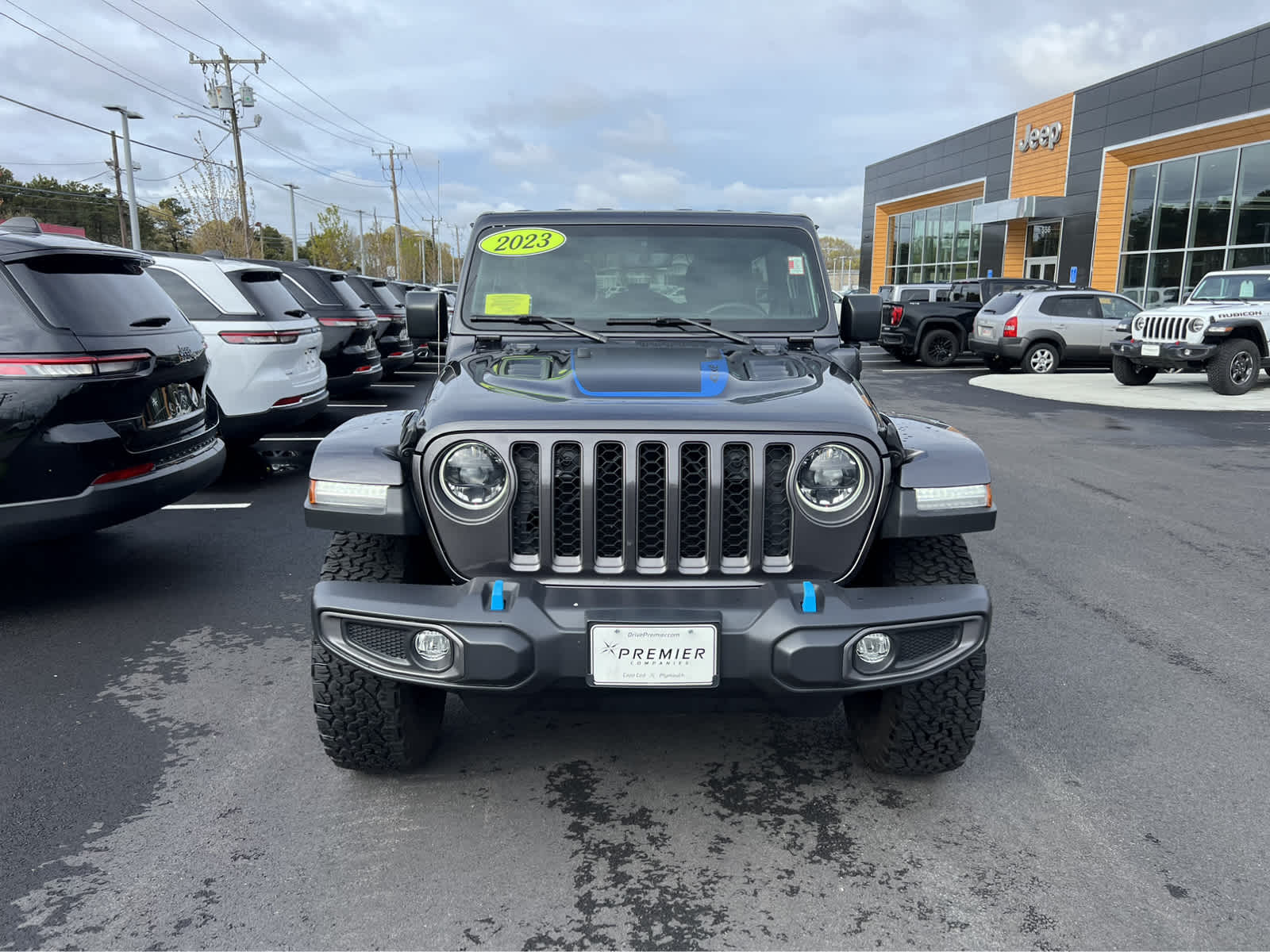 Used 2023 Jeep Wrangler 4xe Rubicon 4XE with VIN 1C4JJXR69PW662667 for sale in Hyannis, MA