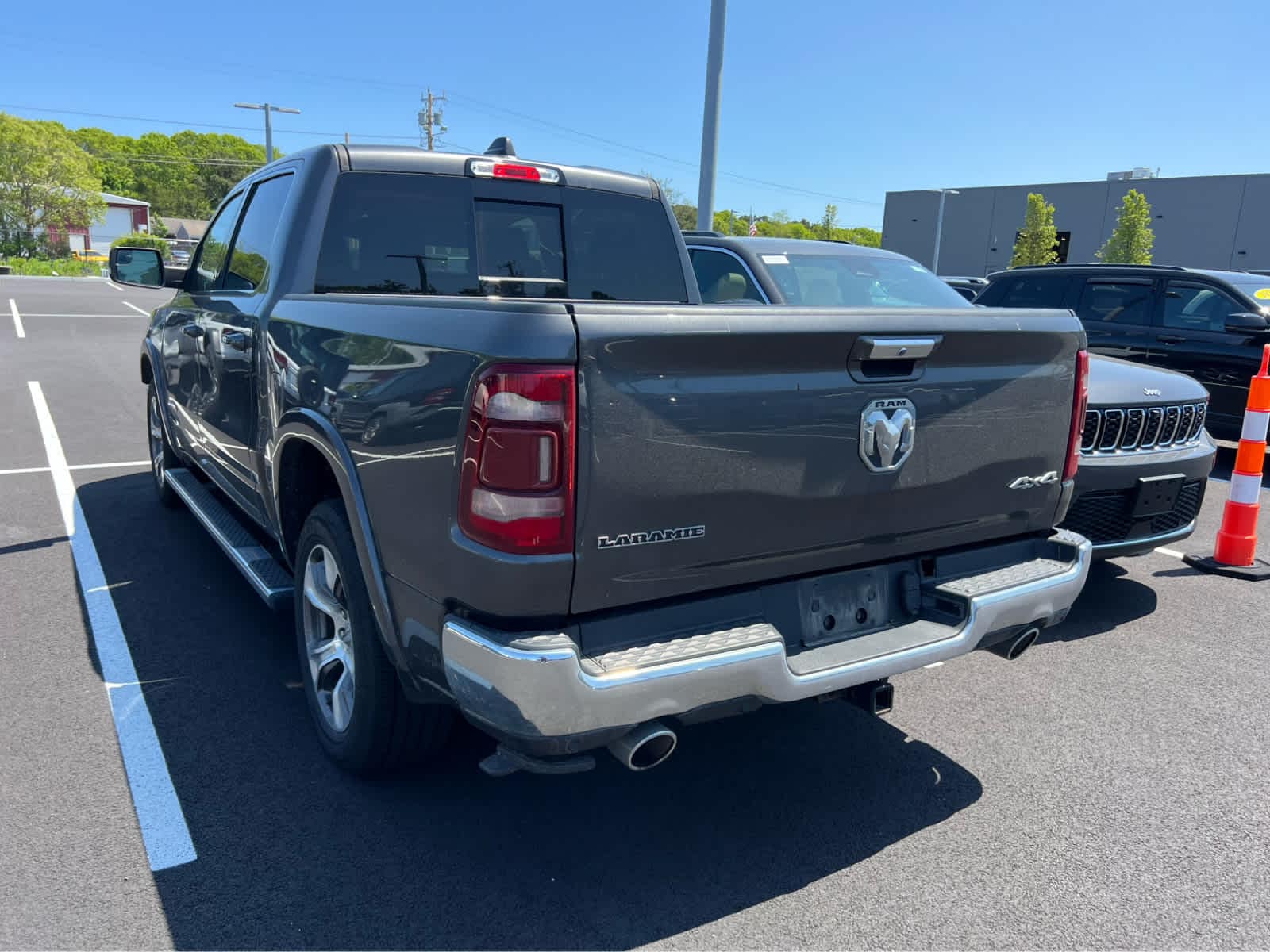 Certified 2021 RAM Ram 1500 Pickup Laramie with VIN 1C6SRFJT2MN664469 for sale in Hyannis, MA