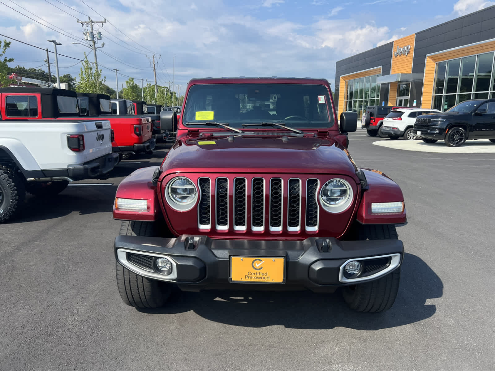 Used 2021 Jeep Wrangler Unlimited Sahara 4XE with VIN 1C4JJXP62MW749616 for sale in Hyannis, MA