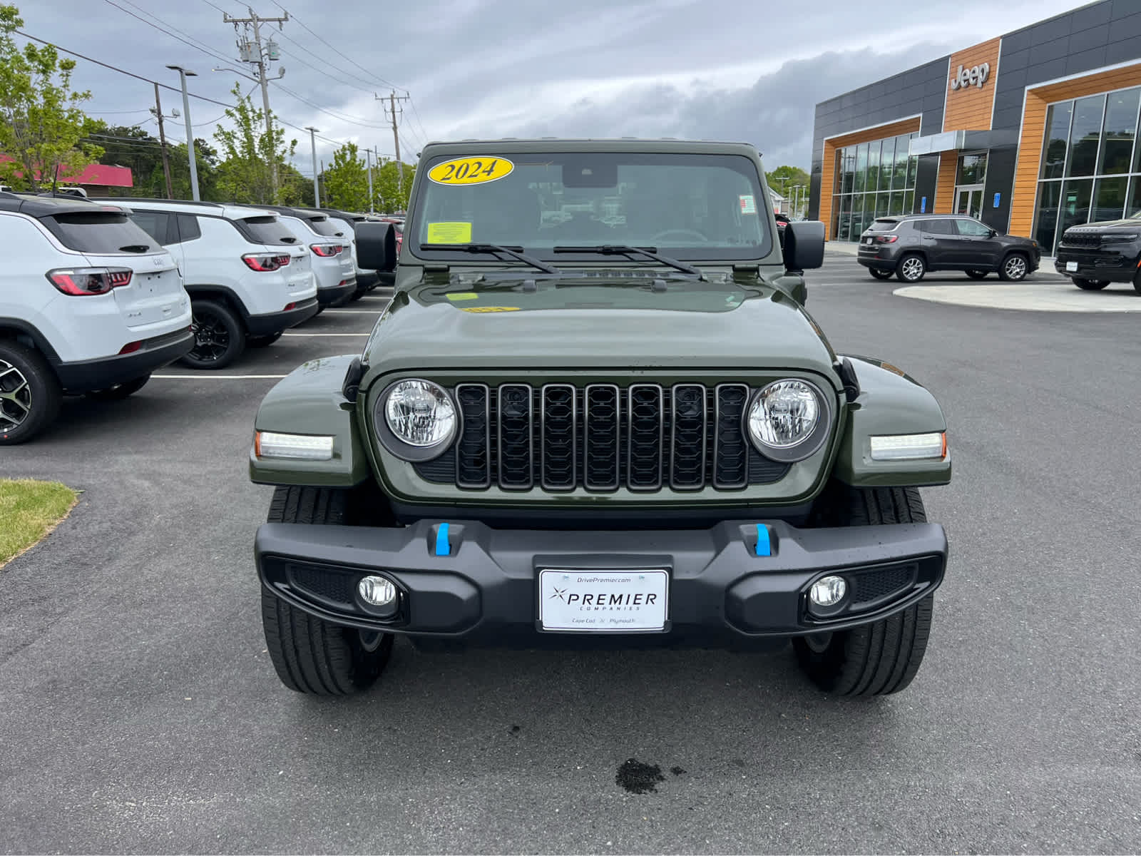 Used 2024 Jeep Wrangler 4xe Sports S 4XE with VIN 1C4RJXN60RW141042 for sale in Hyannis, MA