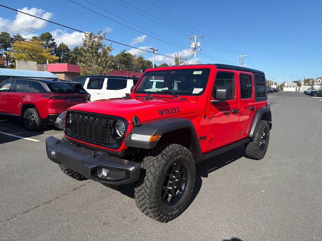 New 2025 Jeep Wrangler 4-DOOR WILLYS Sport Utility
