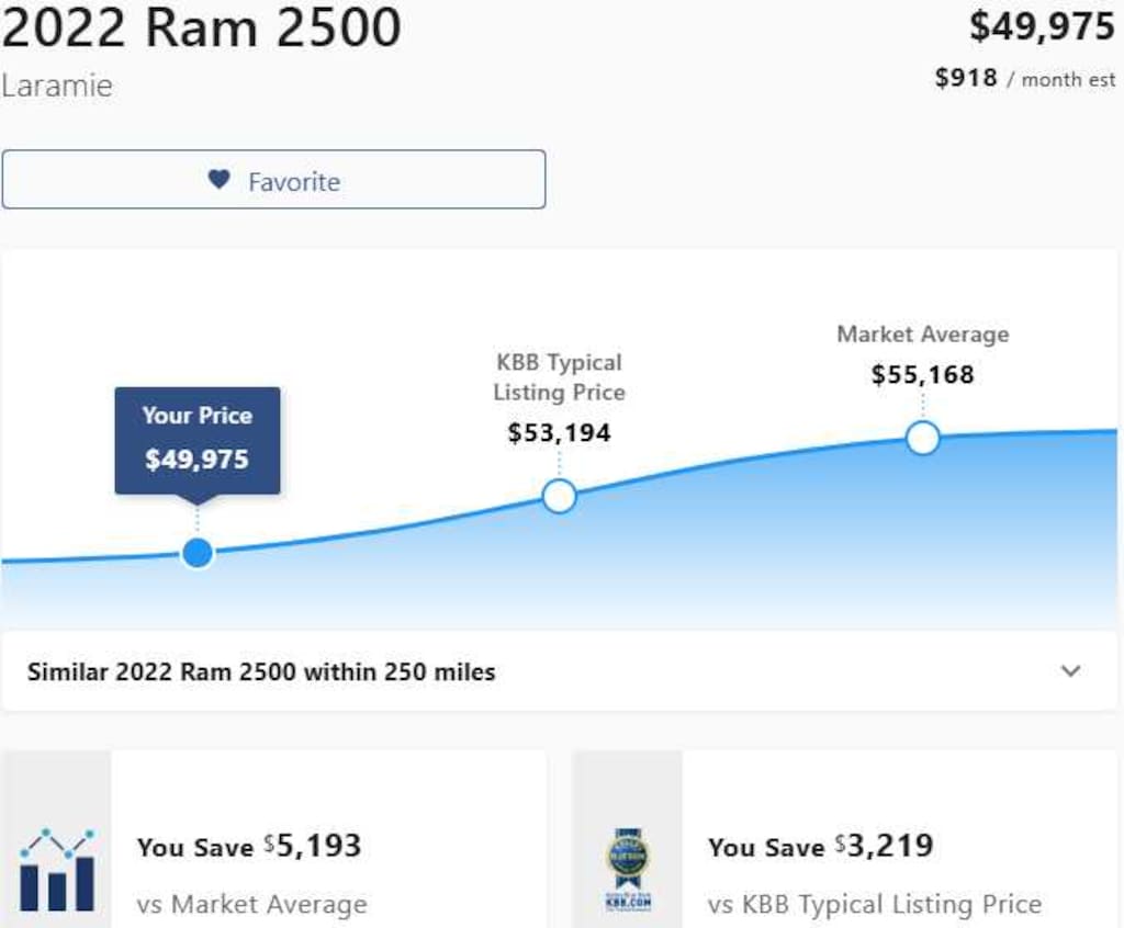 Used 2022 Ram 2500 Laramie 4x4 Crew Cab 64 Box Truck Crew Cab