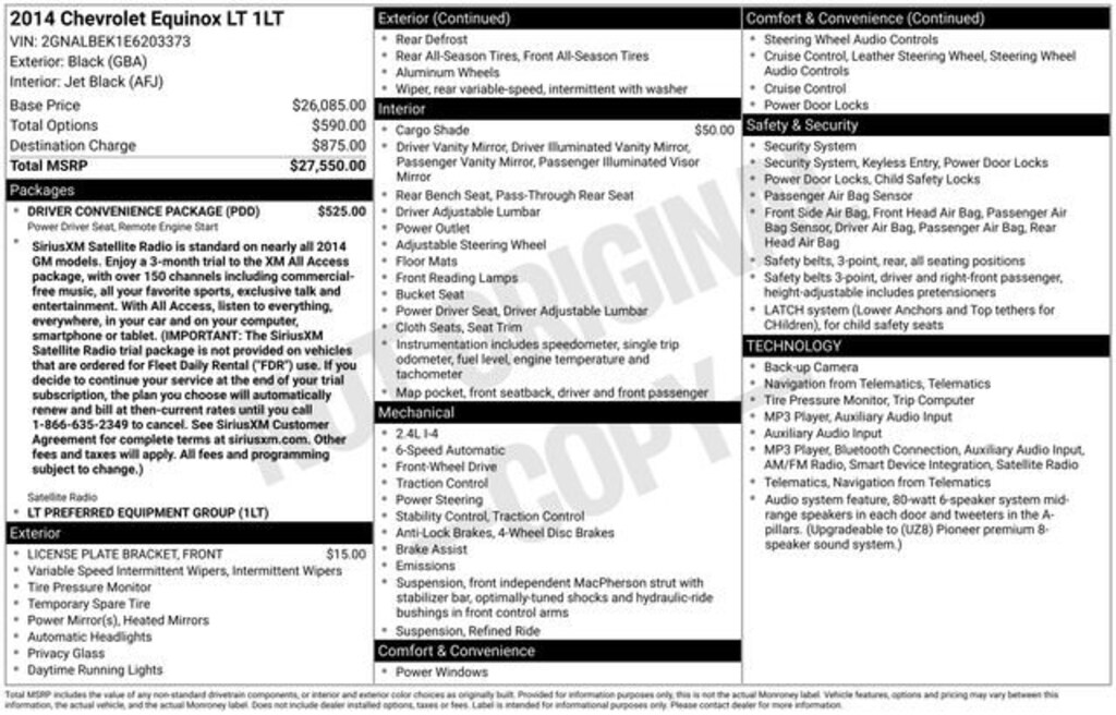 Used 2014 Chevrolet Equinox LT SUV