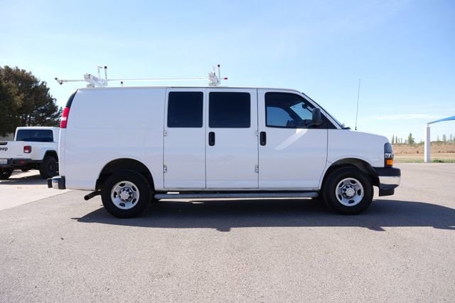 Used 2022 Chevrolet Express Cargo Work Van with VIN 1GCWGAFP2N1155344 for sale in Littlefield, TX