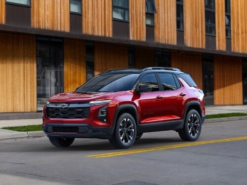2025 Chevrolet Equinox parked on a city street