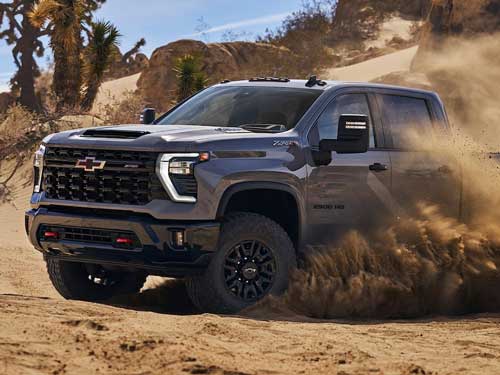 2025 Silverado HD off-roading