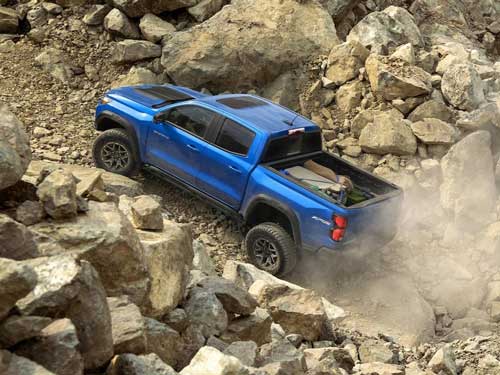 2024 Chevy Colorado off-roading