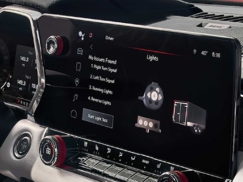 2025 GMC Canyon touchscreen