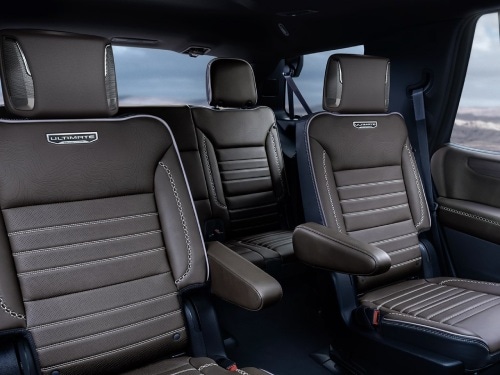 2025 GMC Yukon view of back seats