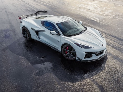 2026 Chevrolet Corvette Z06 overhead exterior view of car 
