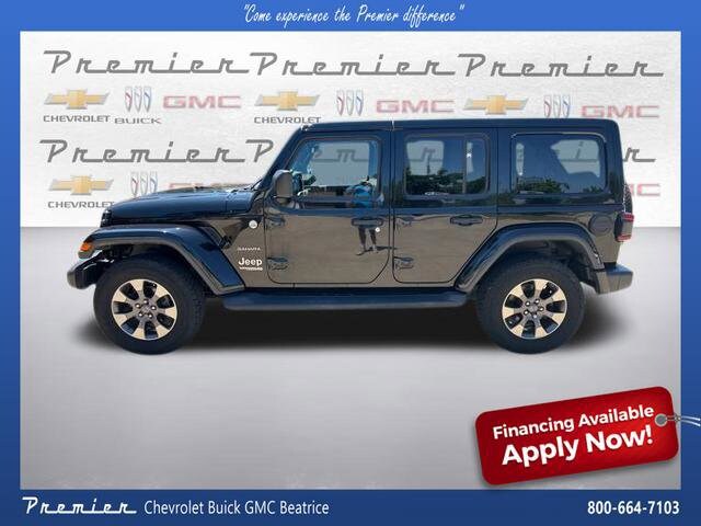 Used 2018 Jeep All-New Wrangler Unlimited Sahara with VIN 1C4HJXEG5JW138288 for sale in Beatrice, NE